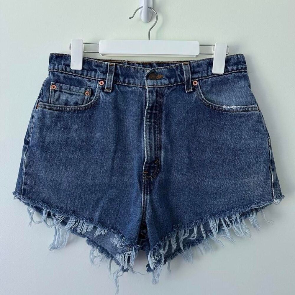 Levi-s Women's Blue and Navy Shorts